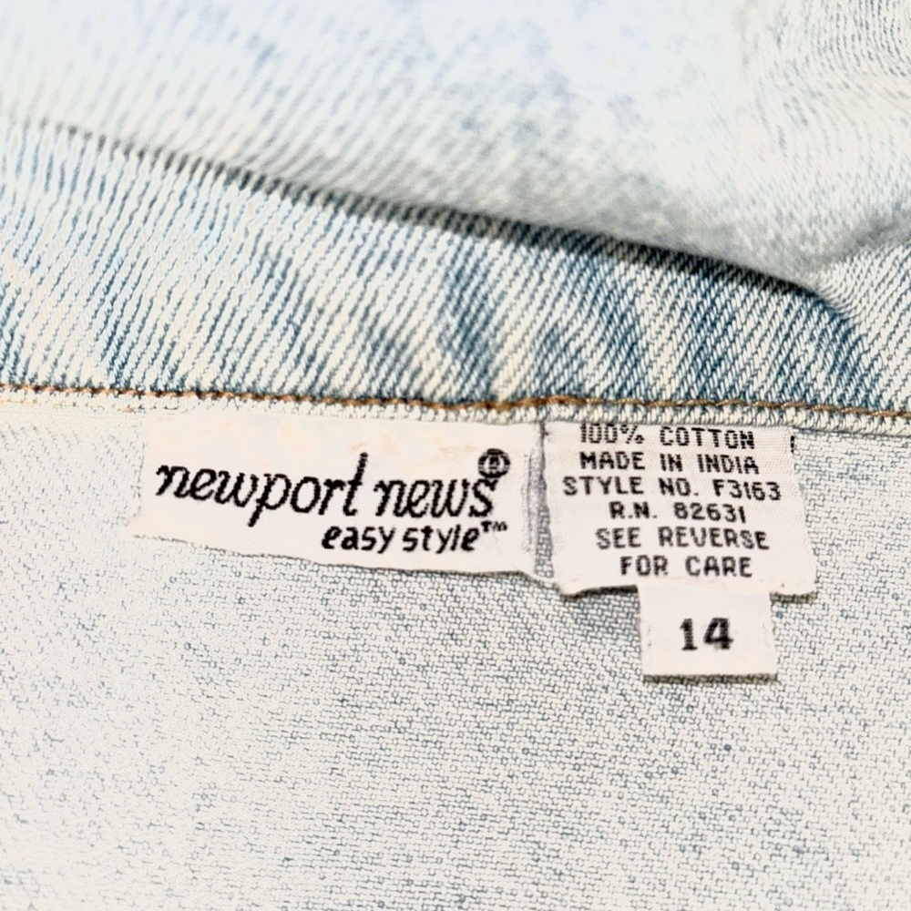Newport News Sky Blue Denim Jacket - Picture 10 of 10